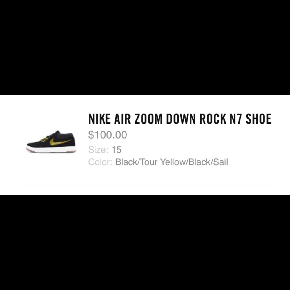 Nike Air Zoom Down Rick N7 shoes, size 15 - Picture 4 of 4